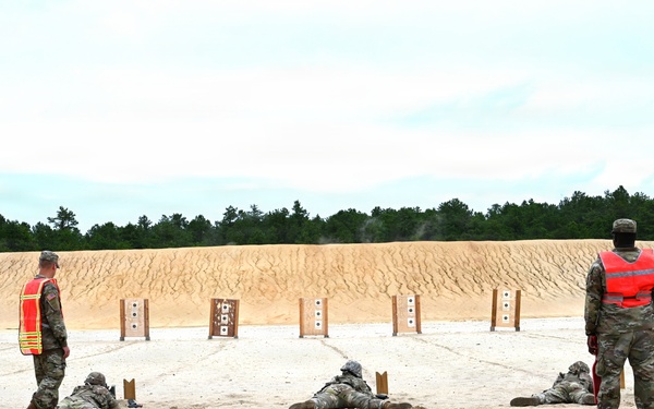 374th Financial Management Support Detachment Soldiers Practice Prone Firing at JB MDL