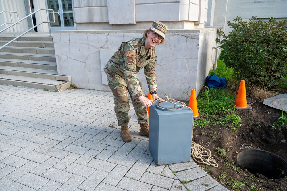 AFLCMC Buries Time Capsule