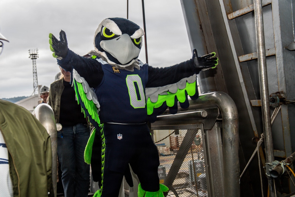 Ronald Reagan Hosts Seattle Seahawks