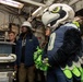 Ronald Reagan Hosts Seattle Seahawks