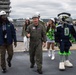 Ronald Reagan Hosts Seattle Seahawks