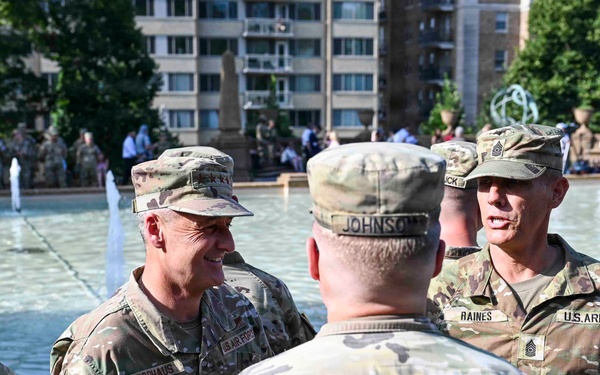 Nordhaus, Raines join SECWAR to recognize Guardsmen in Washington, D.C.