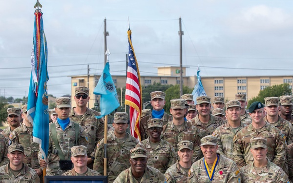 504th Expeditionary Military Intelligence Brigade Change of Command Ceremony
