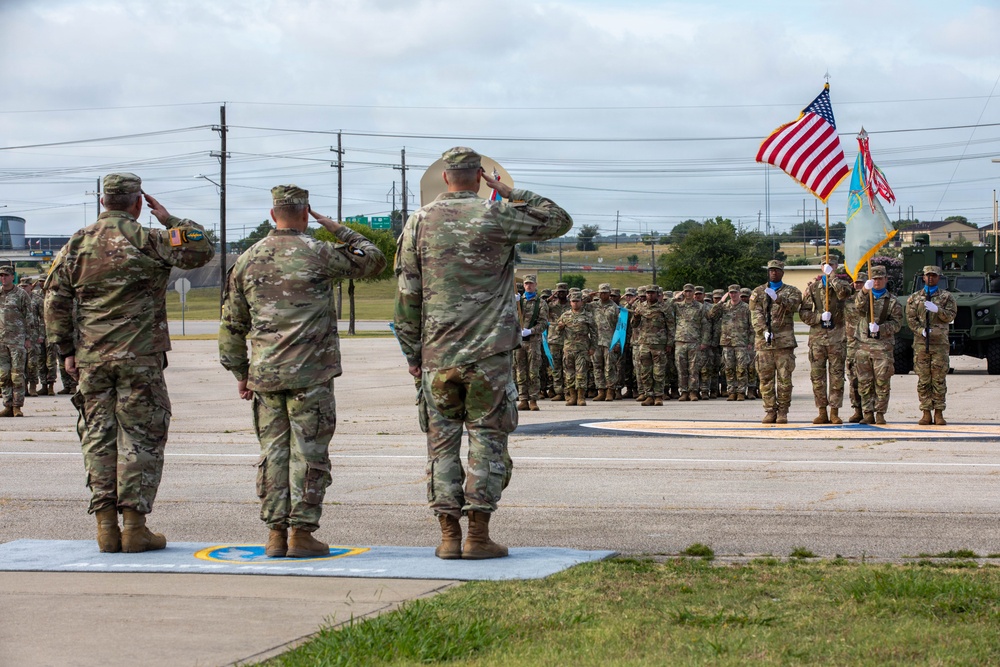 504th Expeditionary Military Intelligence Brigade Change of Command Ceremony