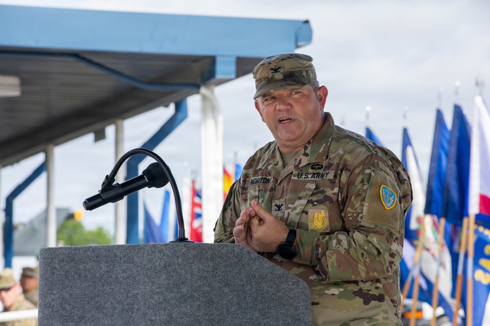 504th Expeditionary Military Intelligence Brigade Change of Command Ceremony