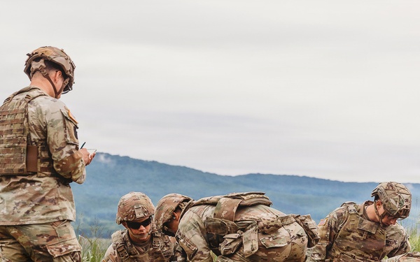 1-112th Infantry Soldiers conduct mortar familiarization
