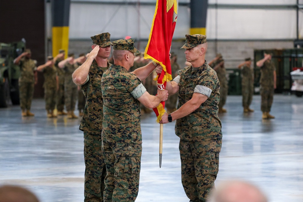 Brig. Gen. Kevin G. Collins assumes command of Marine Corps Logistics Command