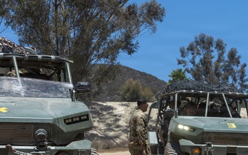 Marines attached to JTF-SB practice off-road driving during ISV Course
