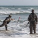 U.S. Marines with 1st Recon Bn. conduct amphibious reconnaissance skills training