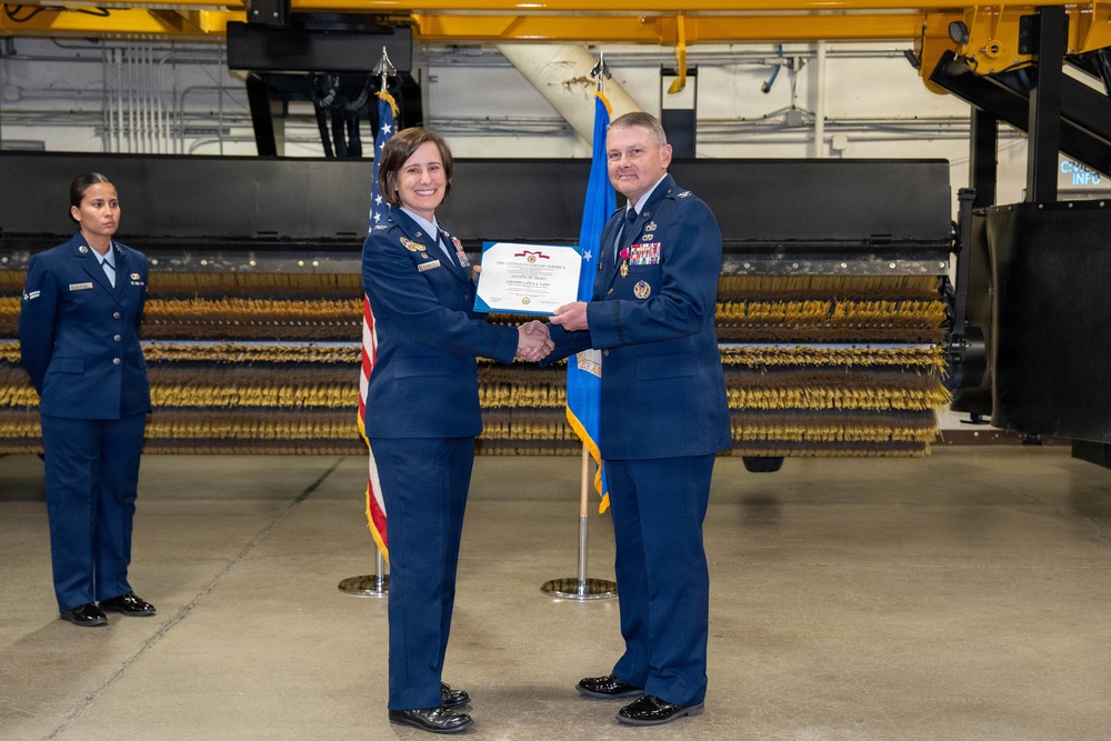 673d LRG change of command