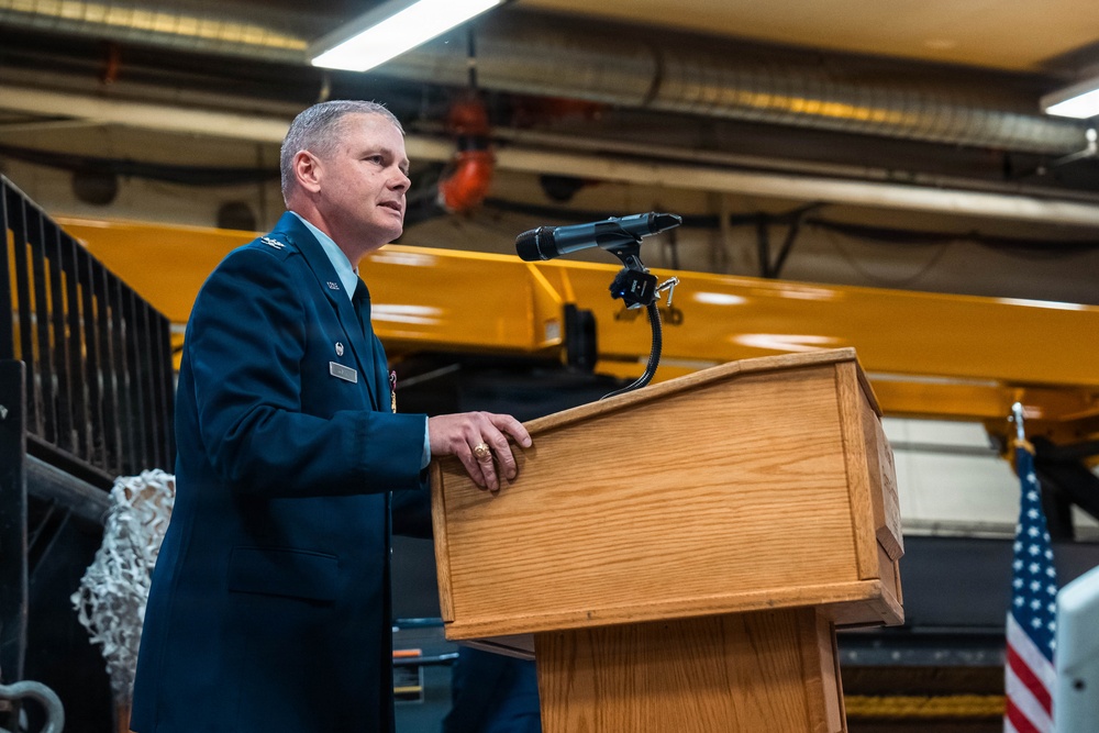673d LRG change of command