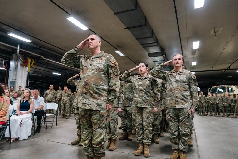 673d LRG change of command