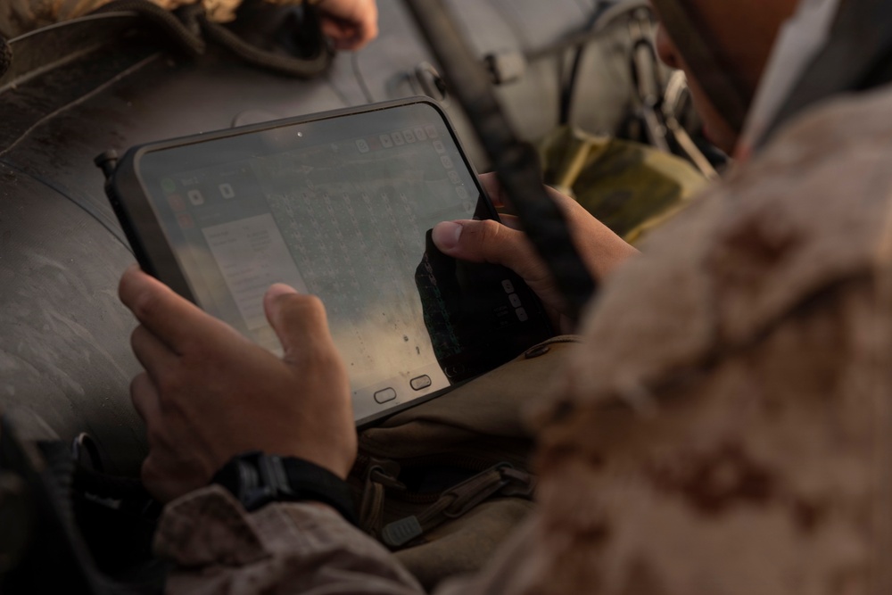 U.S. Marines with 1st Recon Bn. conduct amphibious reconnaissance skills training