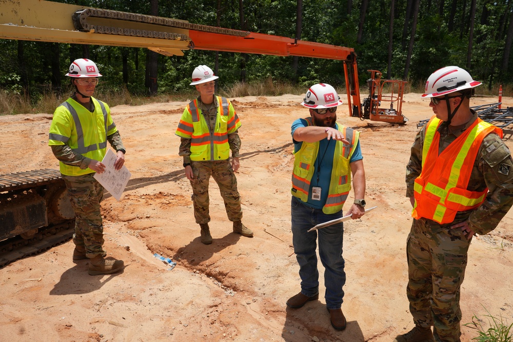 Wilmington District leaders tour military construction projects at Fort Bragg