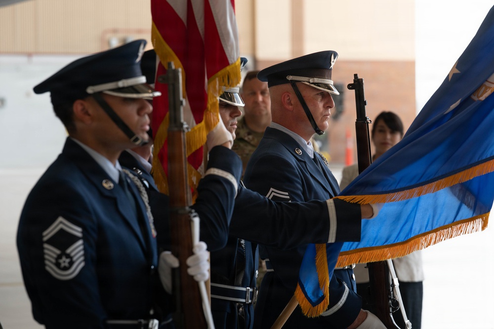 911th Airlift Wing welcomes Sojourn 250 flag for final leg of yearlong journey