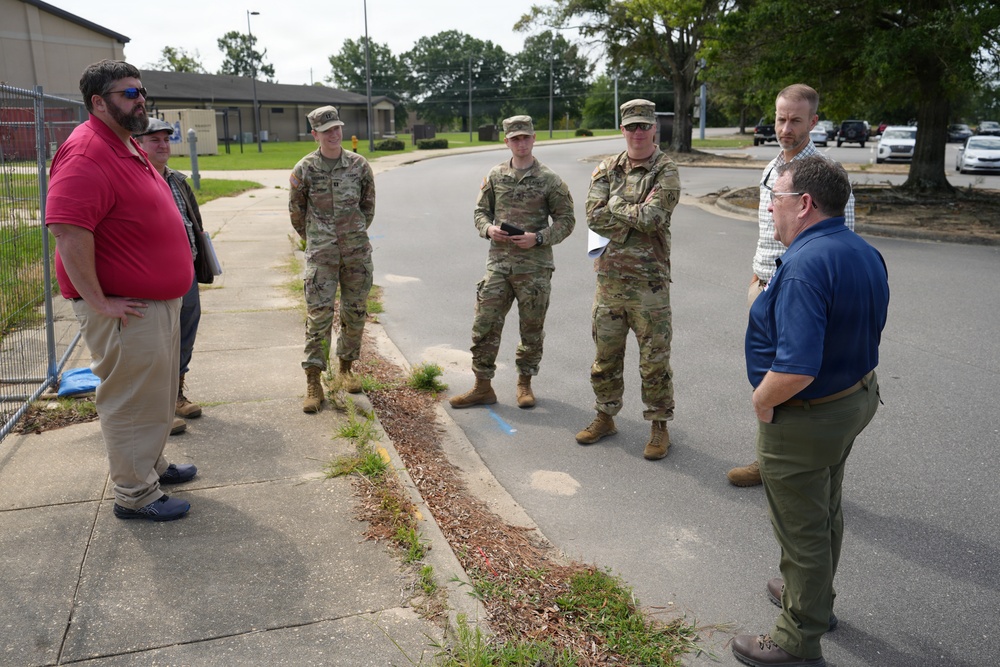 Wilmington District leaders tour military construction projects at Fort Bragg