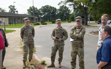 Wilmington District leaders tour military construction projects at Fort Bragg