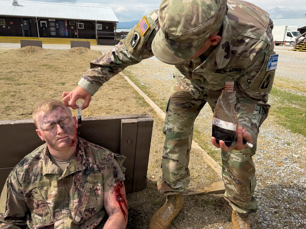 KFOR RC-E conducts mass casualty exercise at Camp Bondsteel