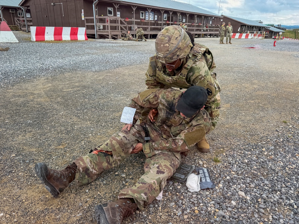 KFOR RC-E conducts mass casualty exercise at Camp Bondsteel