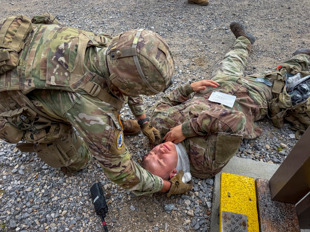 KFOR RC-E conducts mass casualty exercise at Camp Bondsteel