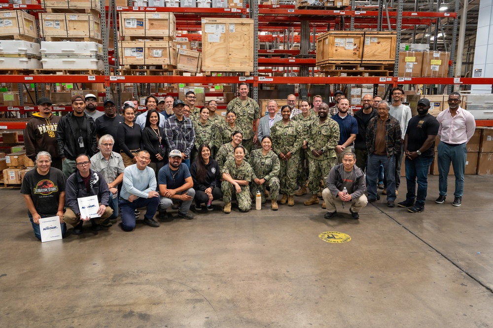 NAVSUP FLCSD Commanding Officer Conducts Final Site Visit of Command