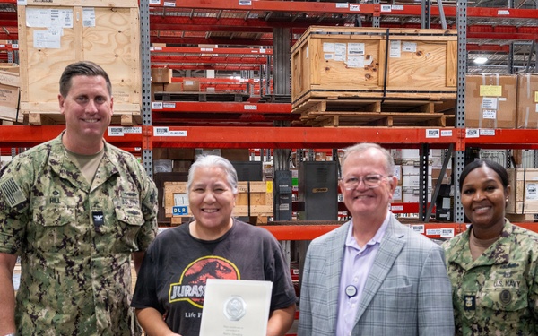 NAVSUP FLCSD Commanding Officer Conducts Final Site Visit of Command