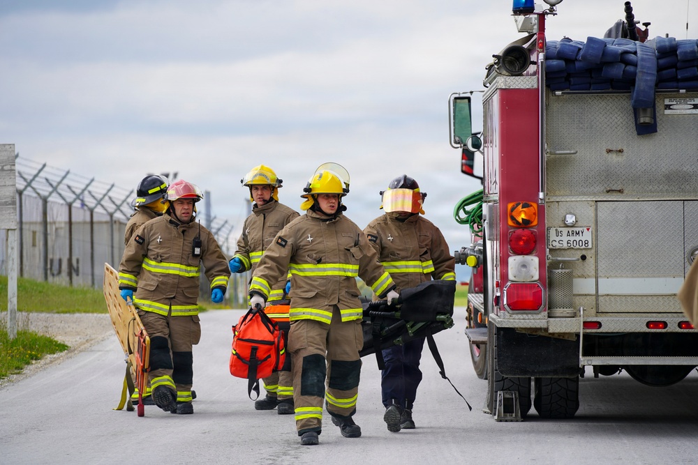 KFOR RC-E conducts mass casualty exercise at Camp Bondsteel