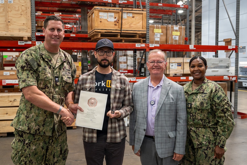 NAVSUP FLCSD Commanding Officer Conducts Final Site Visit of Command