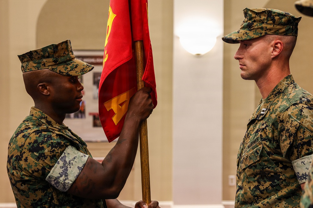 Alpha Co. Change of Command Ceremony