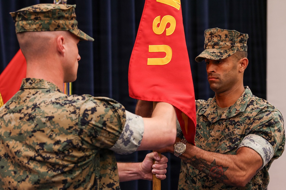 Alpha Co. Change of Command Ceremony