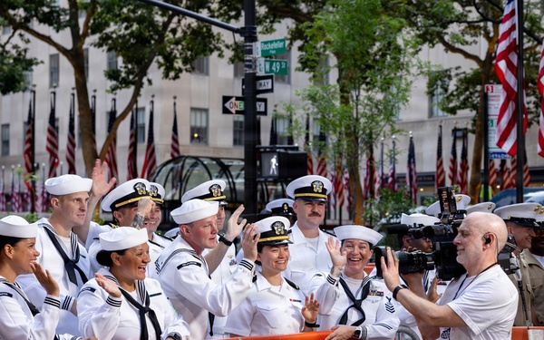 U.S. Marines and Sailors attend the TODAY Show for INR250