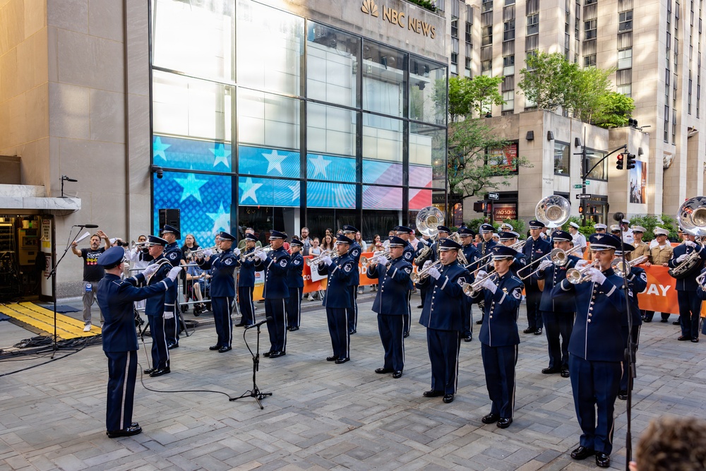 U.S. Marines and Sailors attend the TODAY Show for INR250