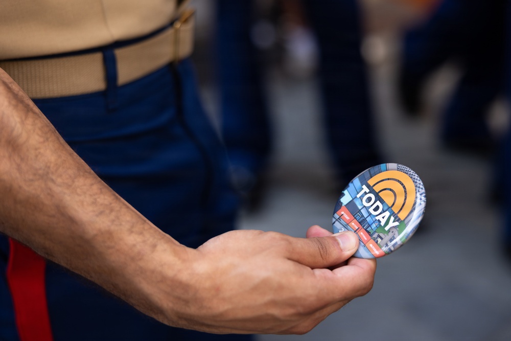 U.S. Marines and Sailors attend the TODAY Show for INR250