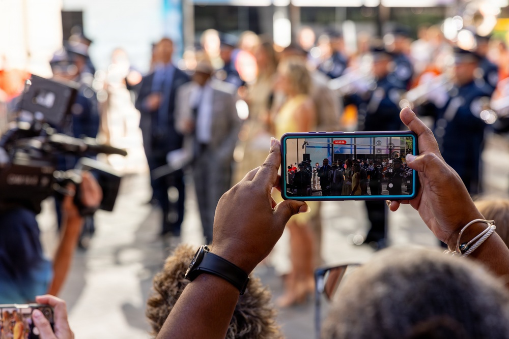 U.S. Marines and Sailors attend the TODAY Show for INR250