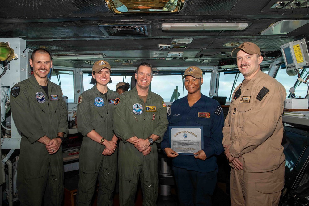 George Washington Recognizes Warfighter of the Week