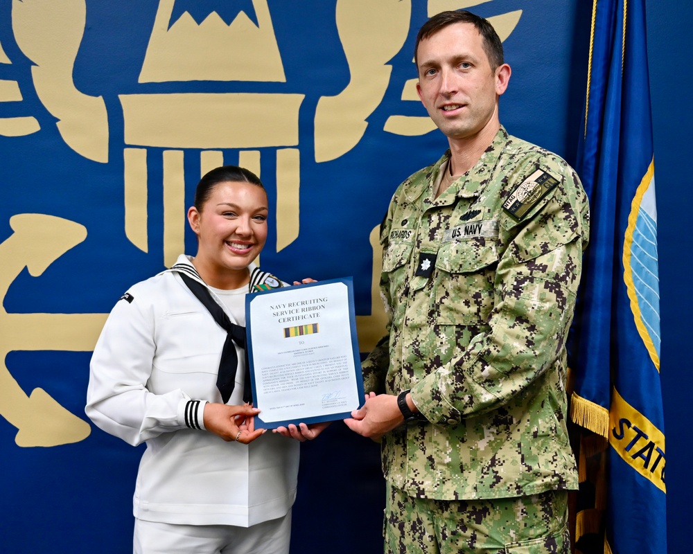 NC1 Guymon &amp; LS2 Streicher Farewell Ceremony