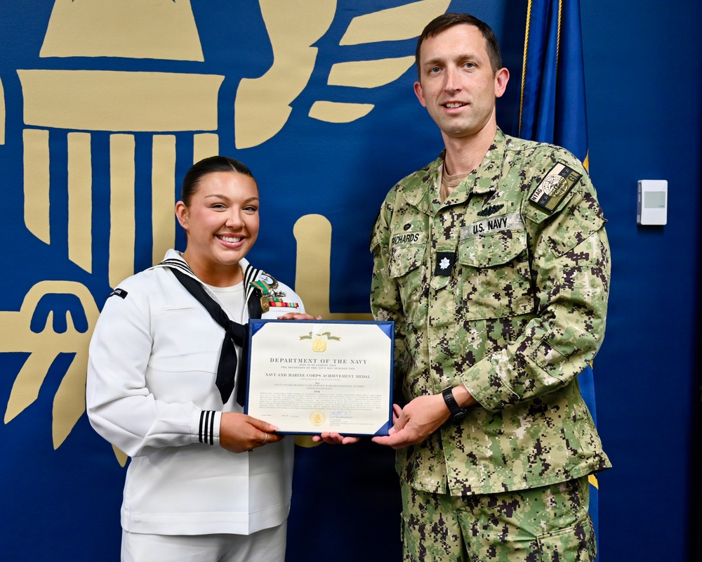 NC1 Guymon &amp; LS2 Streicher Farewell Ceremony