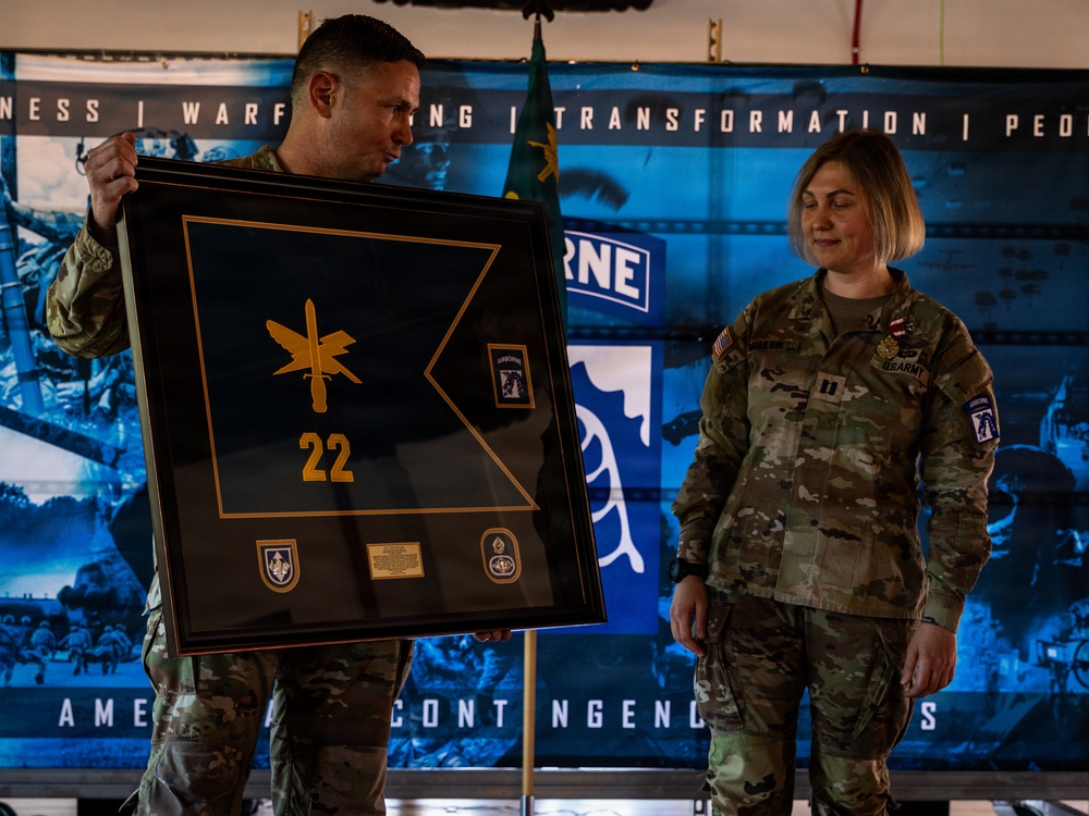 22nd MPAD Change of Command