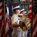 The U.S. Navy Ceremonial Band performs at Fox and Friends morning show