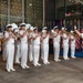 The U.S. Navy Ceremonial Band performs at Fox and Friends morning show