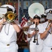 The U.S. Navy Ceremonial Band performs at Fox and Friends morning show