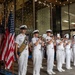 The U.S. Navy Ceremonial Band performs at Fox and Friends morning show