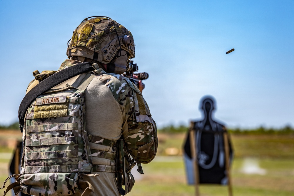 Airmen refine combat marksmanship during live-fire training