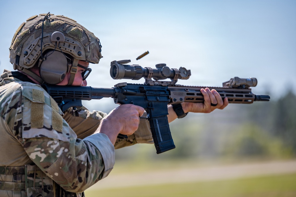 Airmen refine combat marksmanship during live-fire training