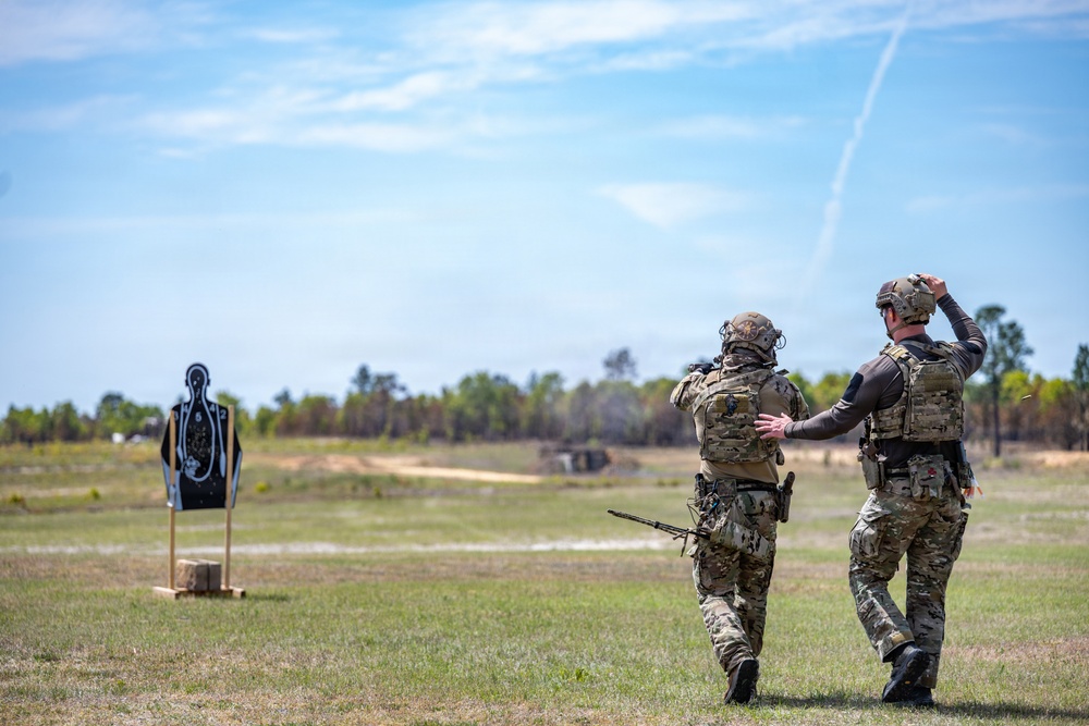 Airmen refine combat marksmanship during live-fire training
