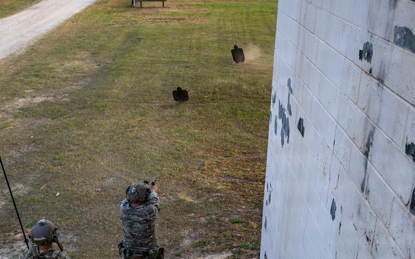 Airmen refine combat marksmanship during live-fire training