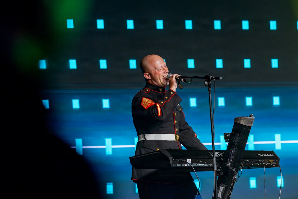 Marine Forces Reserve Band performs at U.S. Embassy Buenos Aires Independence Day celebration