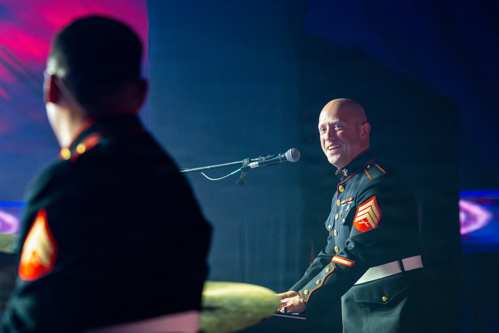 Marine Forces Reserve Band performs at U.S. Embassy Buenos Aires Independence Day celebration