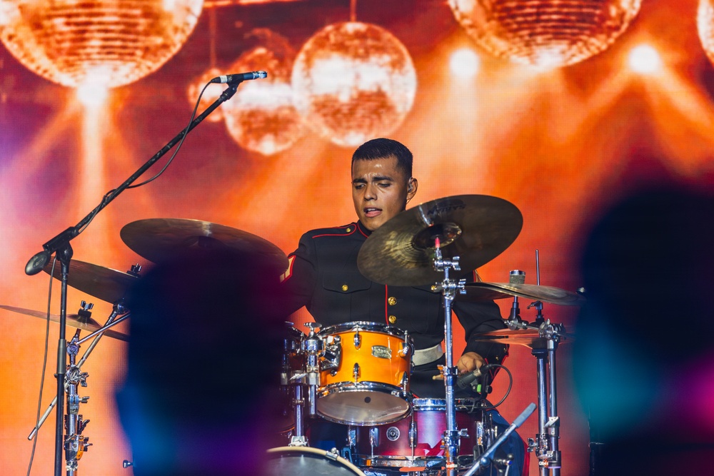 Marine Forces Reserve Band performs at U.S. Embassy Buenos Aires Independence Day celebration