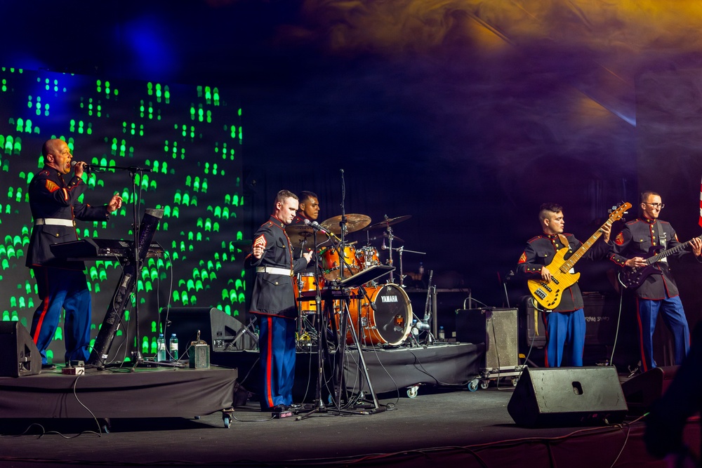 Marine Forces Reserve Band performs at U.S. Embassy Buenos Aires Independence Day celebration